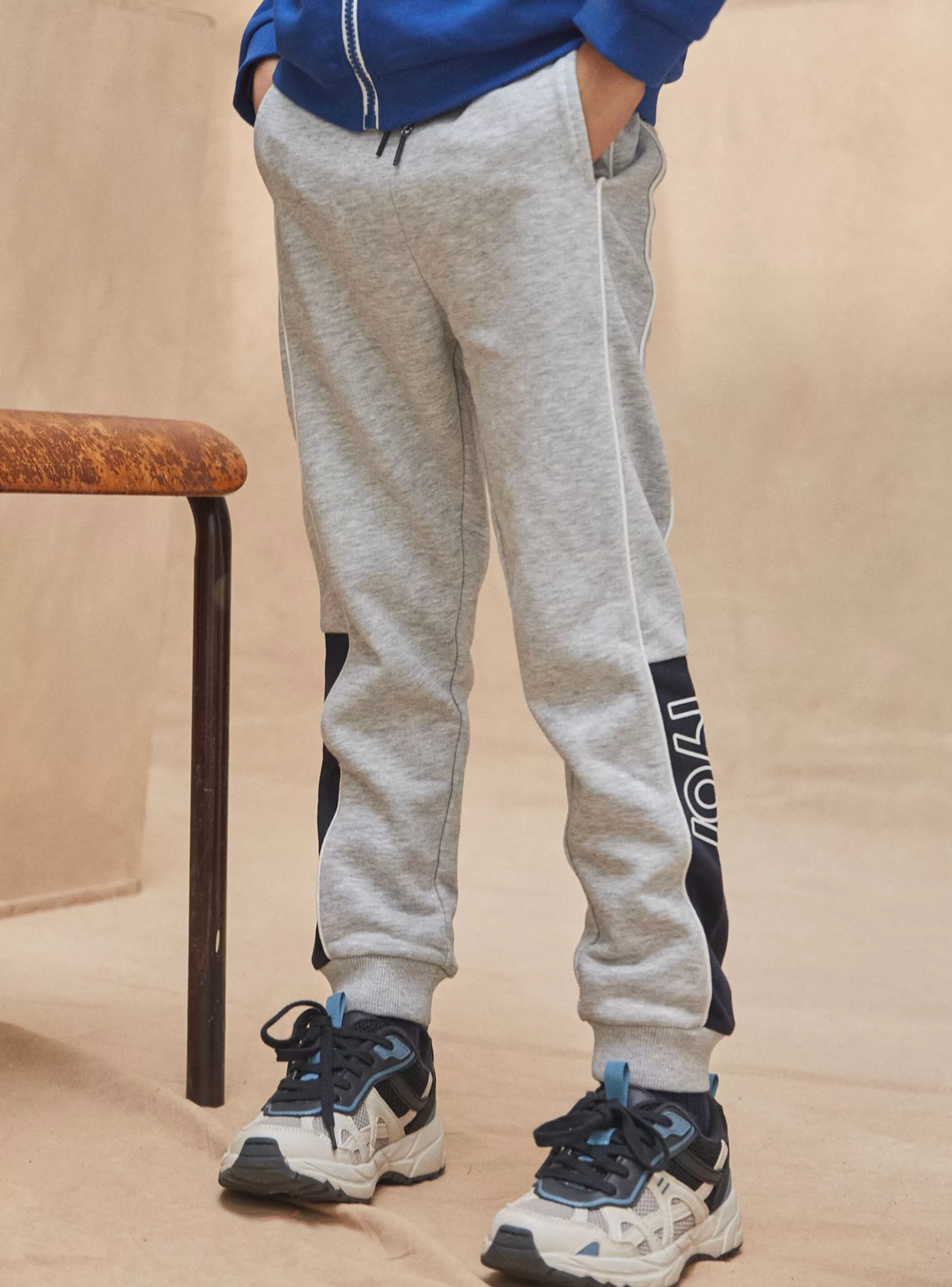 Fashion Sergent Major Bas de Jogging Gris