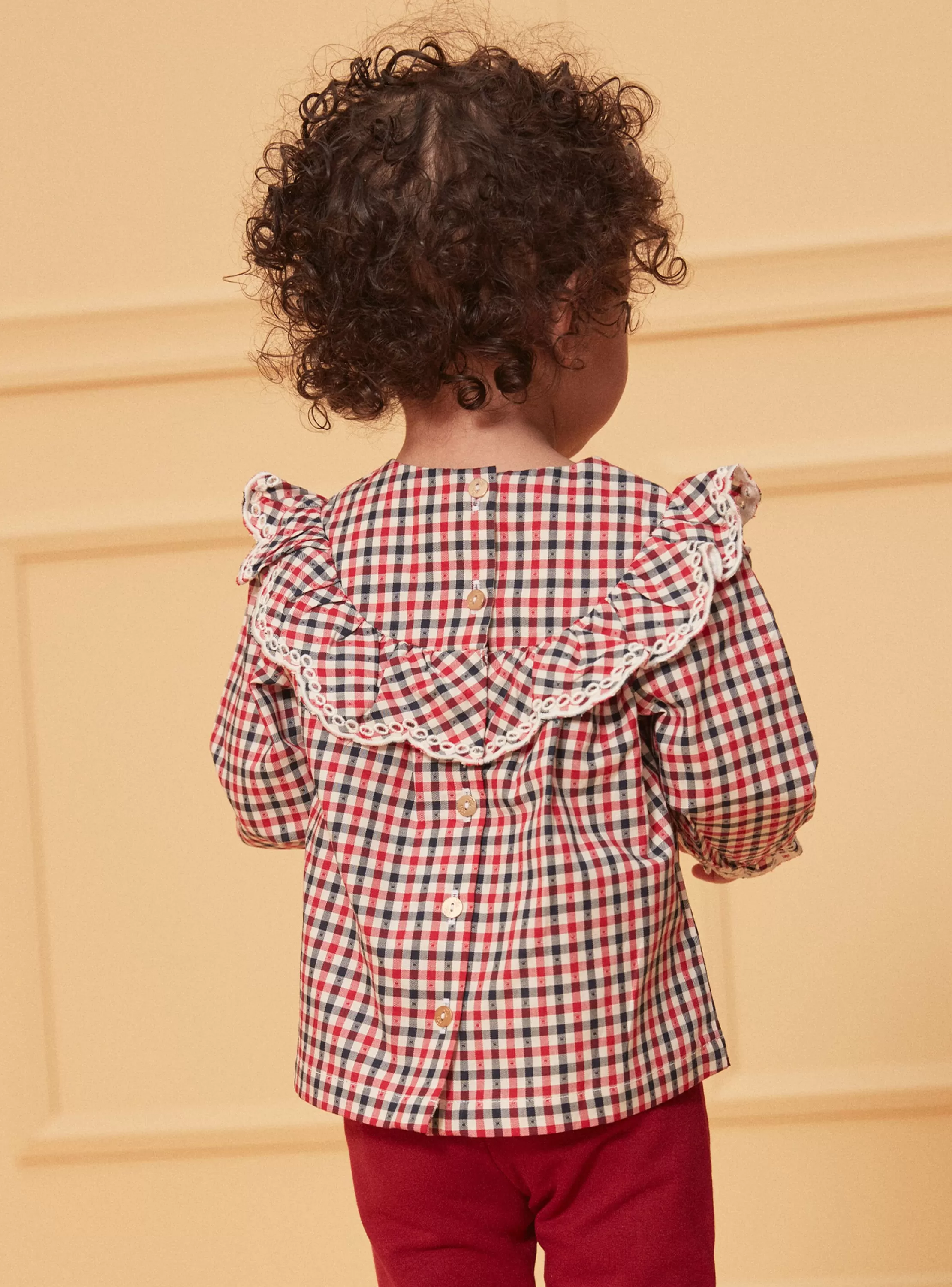 Sale Sergent Major Blouse à carreaux