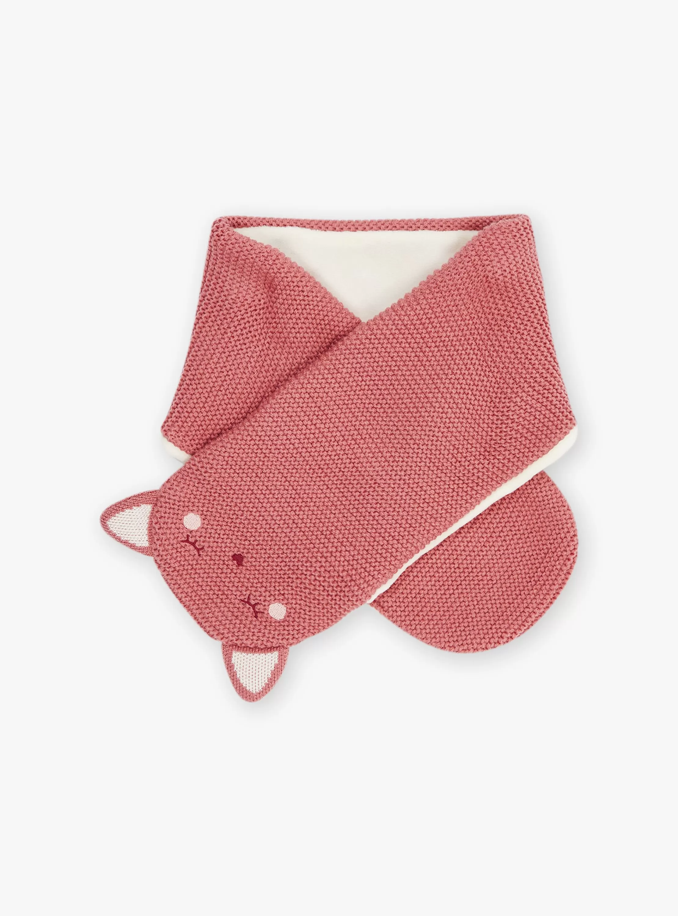 Online Sergent Major Echarpe rose en tricot