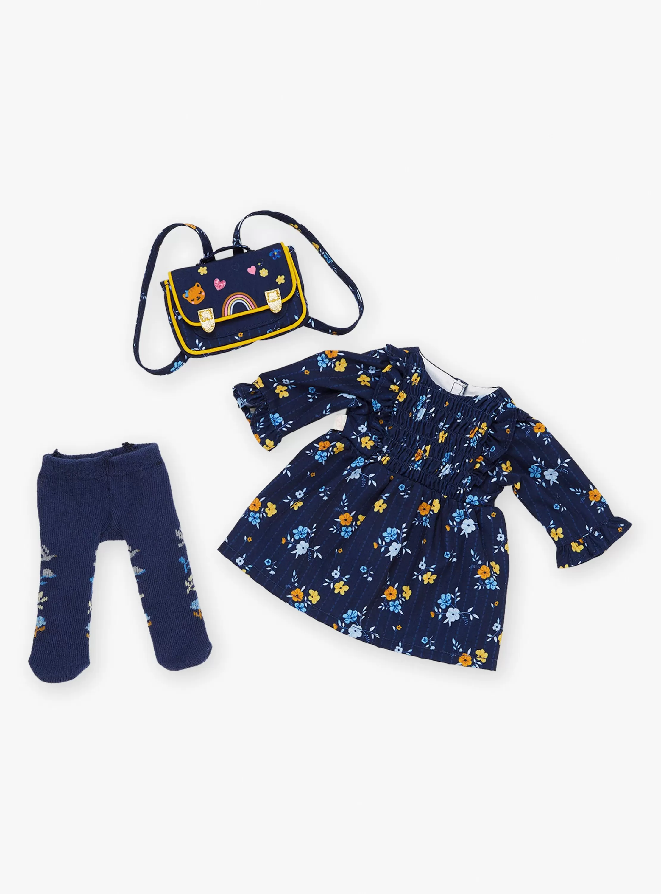 Flash Sale Sergent Major Ensemble pour poupée "Mon Adorable Poupée" robe, collant et sac à dos