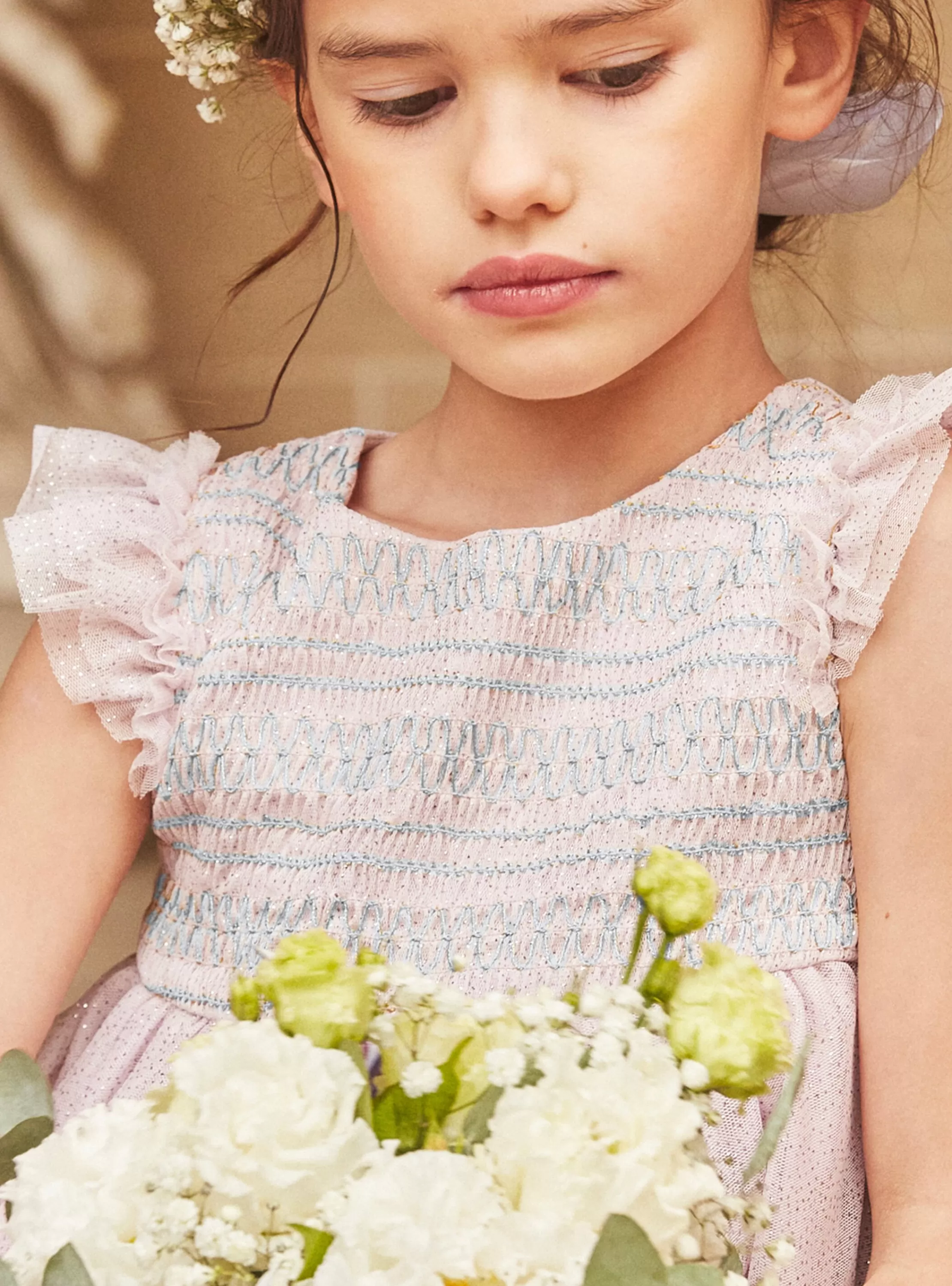 Shop Sergent Major Robe parme en tulle